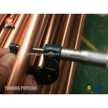 Seamless Copper Tube JIS H3300 C1220T 1/2H For Heat Exchanger